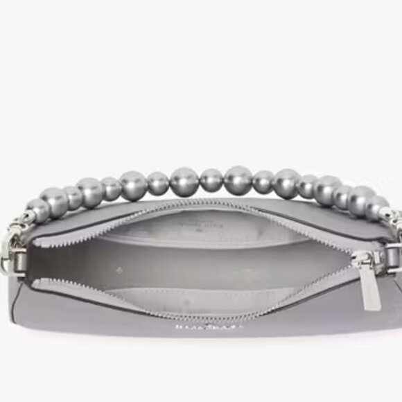 Kate Spade Madison Faux Pearl Md Cnvrtbl Crssbdy Bag in Candied Flower LILAC NWT - Picture 5 of 8